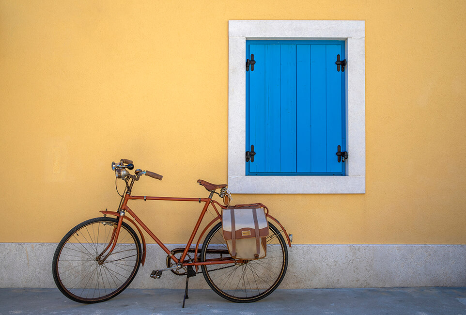 Urban still life in Novigrad, Kroatië.