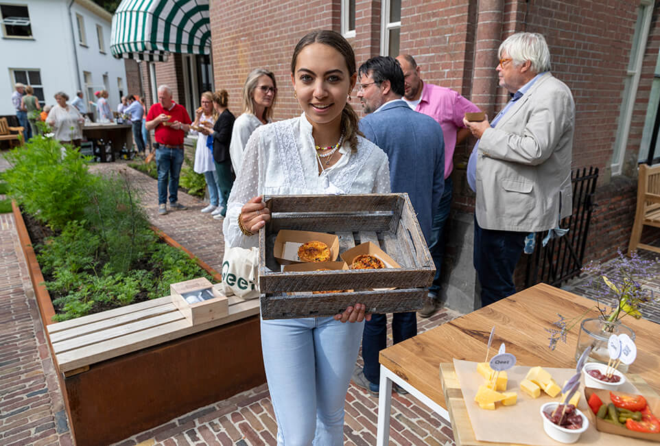 Feestelijke opening museumtuin Sonnenborgh i.o.v. K.F. Heinfonds / Stadsherstel Utrecht