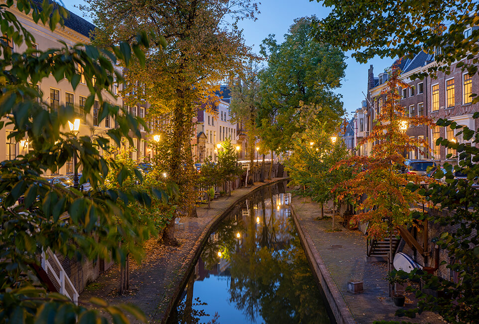 Utrecht, Nieuwegracht herfst