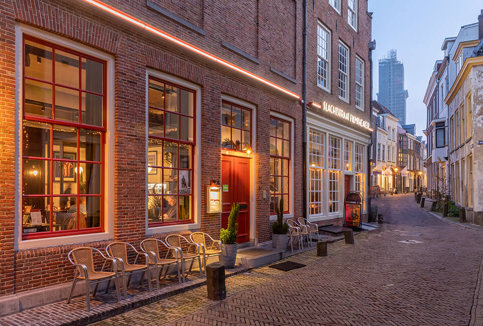 Fotografie Slachtstraat Filmtheater na restauratie en herontwikkeling i.o.v. het Utrechts Monumentenfonds.