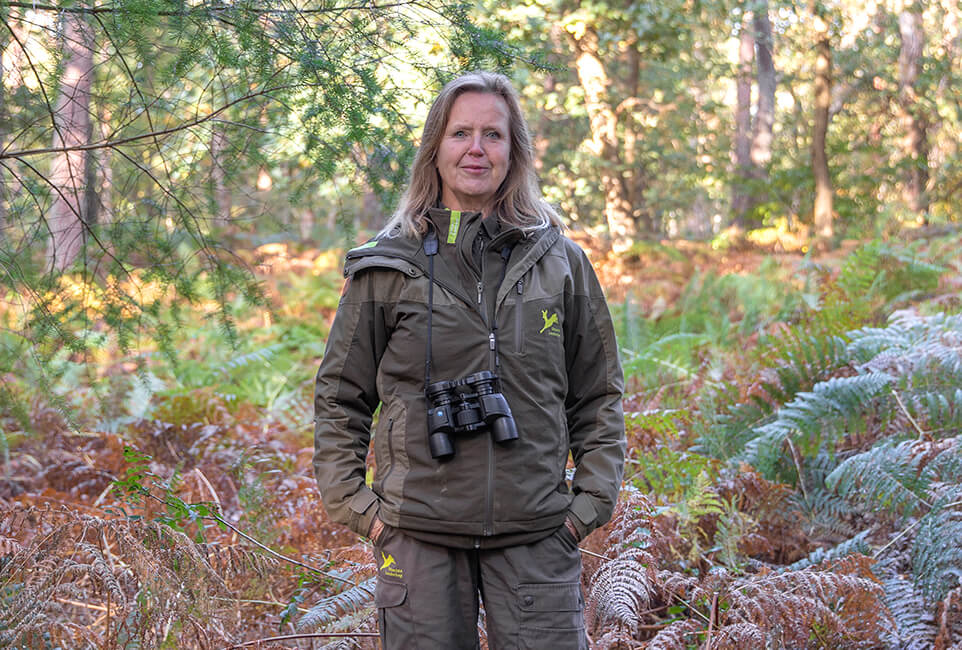 Portret boswachter voor publicatie in magazine ‘Mijn Utrechts landschap’, editie winter 2023, i.o.v. Stichting Mijn Utrechts Landschap.