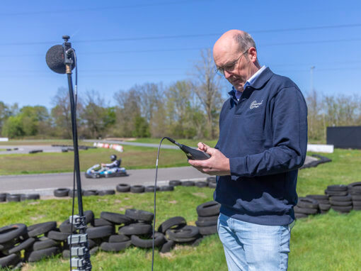 Fotografie controleur geluid i.o.v. Omgevingsdienst Regio Utrecht (ODRU)