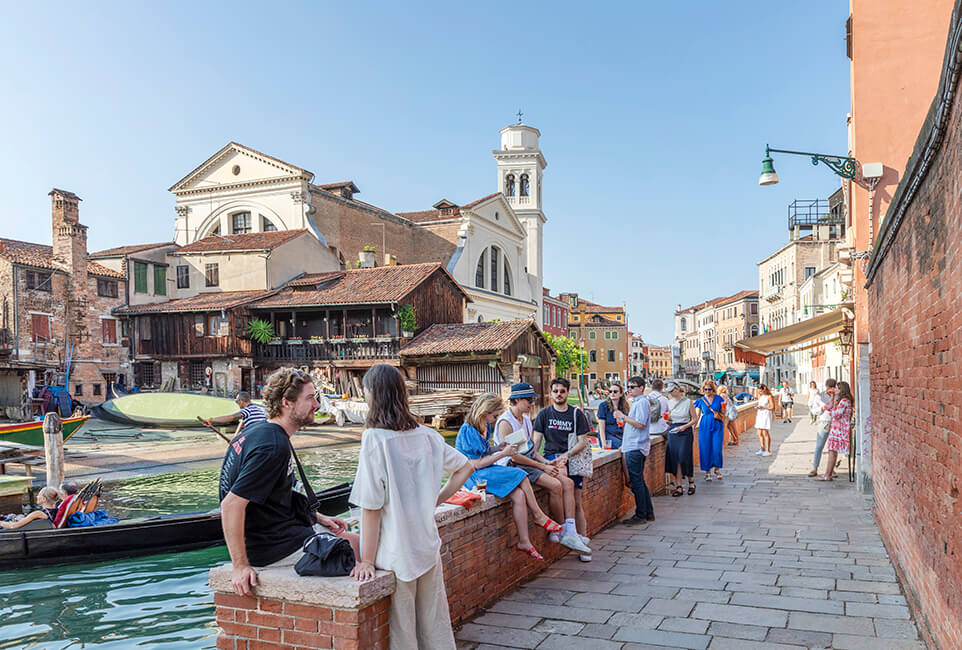 Squero di San Travaso, historische scheepswerf, Venetië