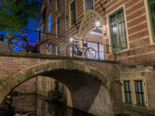 Paushuize by night, Utrecht.