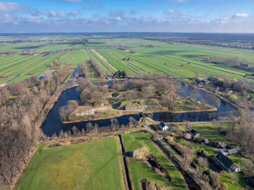 Fort Ruigenhoek Groenekan dronefotografie