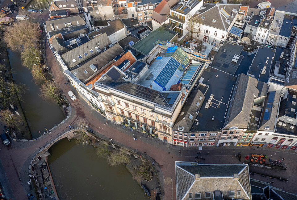 Fotografie onderhoud / verduurzaming Winkel van Sinkel i.o.v. Meesters van Trecht en Stadsherstel Utrecht