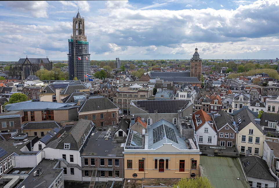 Fotografie eindresultaat werkzaamheden Winkel van Sinkel, i.o.v. Meesters van Trecht.