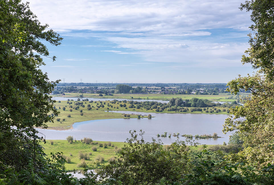 Natuurgebied De Blauwe Kamer gezien vanaf de Grebbeberg i.o.v. Utrechts Landschap