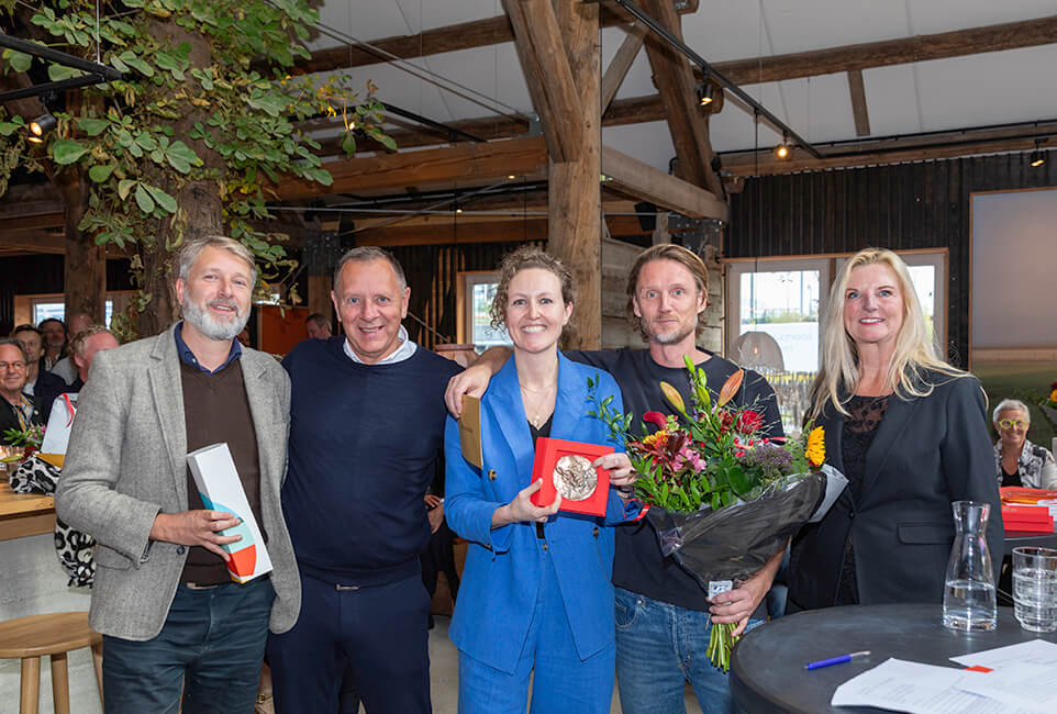 Prijswinnaars Arie Keppler Prijs 2024 i.o.v. MOOI Noord-Holland
