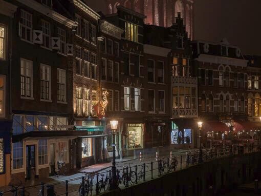 Vismarkt by night Utrecht