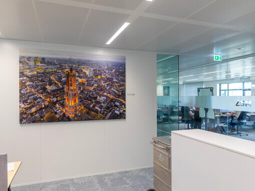 Fotograferen print eigen werk Rijkskantoor Justitie Utrecht