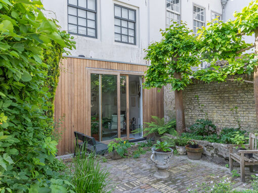 Fotografie interieur en nieuwe achtergevel monumentaal pand Utrecht centrum i.o.v. Meesters van Trecht
