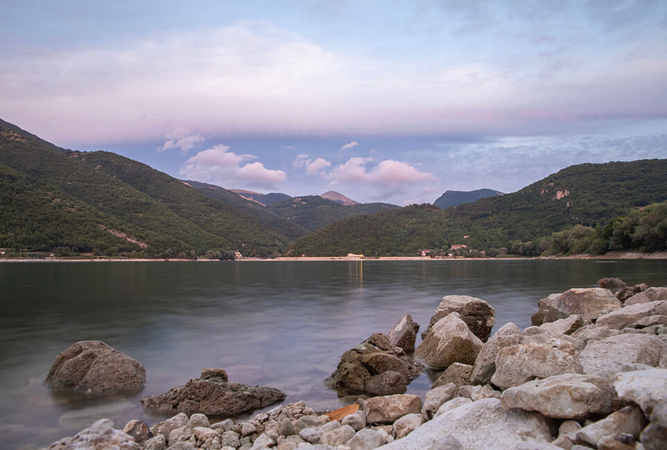 Eigen werk Lago di Scanno Abruzzo Italië